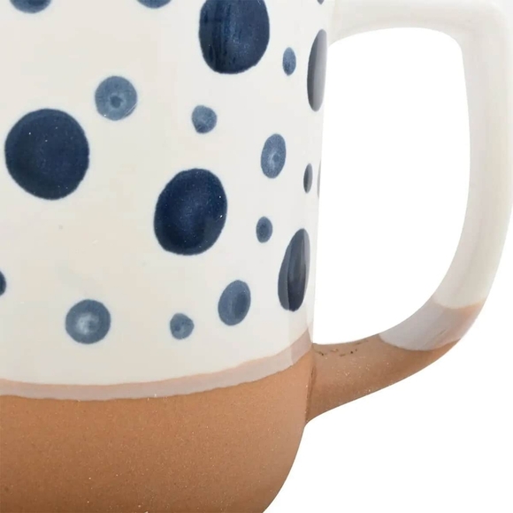 2 Comfify Large Ceramic Polka Dot Mugs - 3 Size Circles - Picture 11 of 13